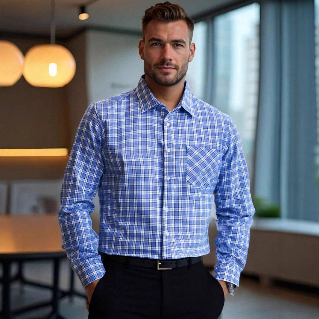 Men's checked shirt Lisslune