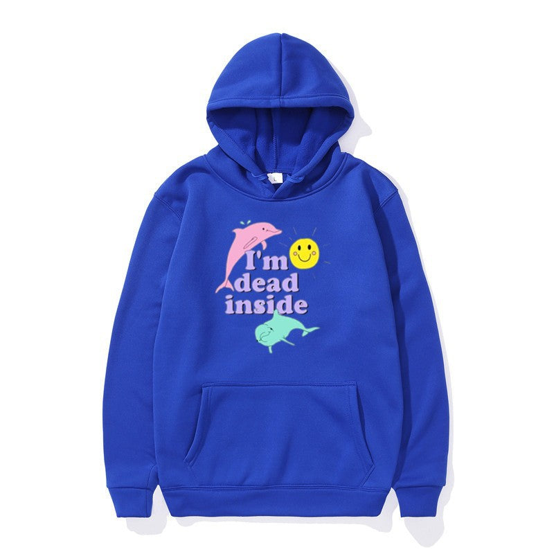 Women's hoodie with creative design and kangaroo pocket Lisslune