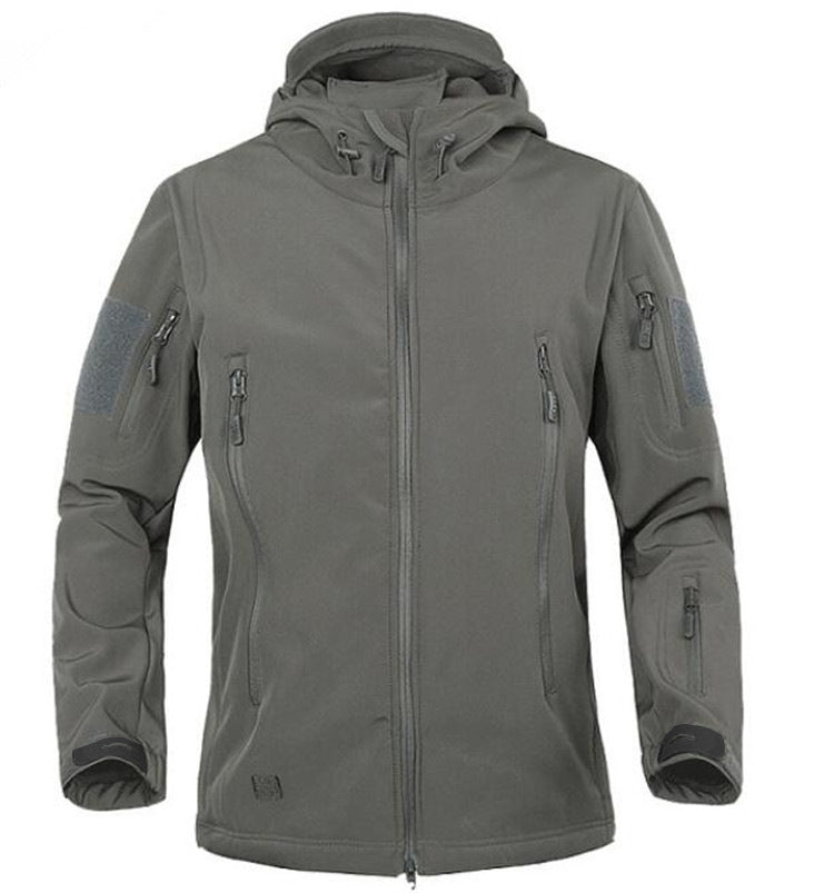 Men's multifunctional outdoor jacket with insulating fleece lining and practical zip pockets Lisslune