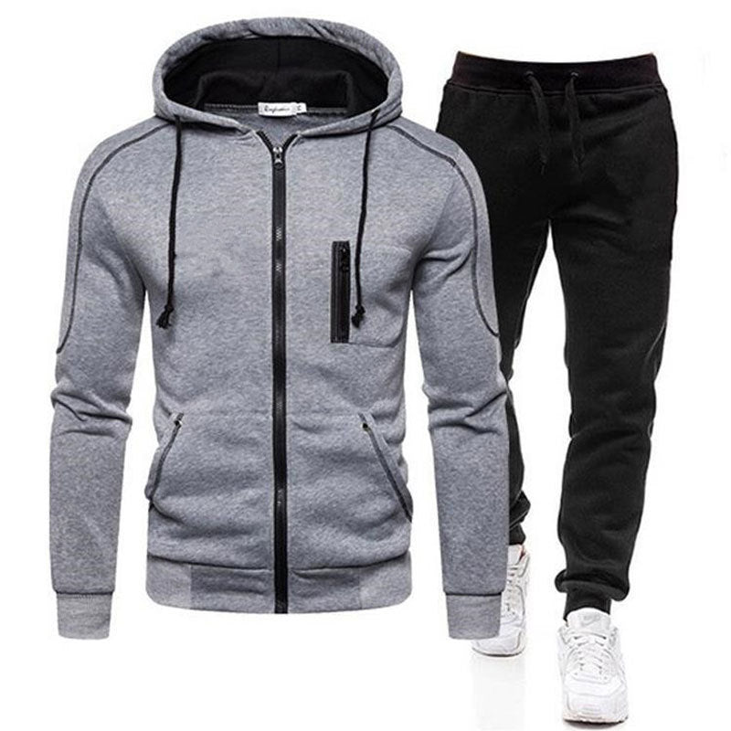 Men's sporty combo outfit with practical zip pockets Lisslune