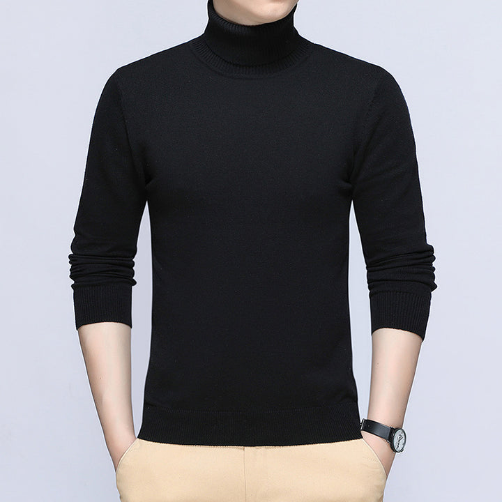 Men's turtleneck sweater made of high-quality, breathable cotton Lisslune