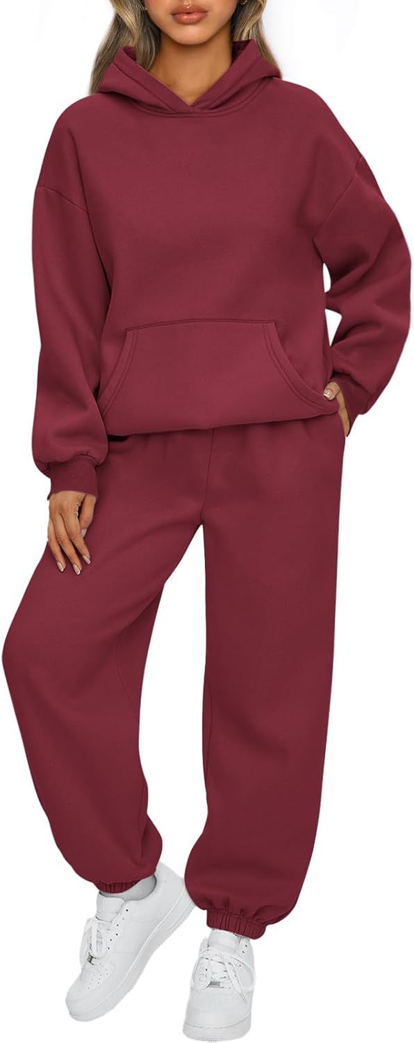 Women's casual hoodie jumpsuit made of high-quality sweat material with practical pockets Lisslune
