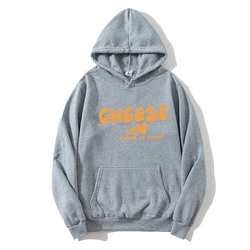 Women's hoodie with humorous cheese design Lisslune