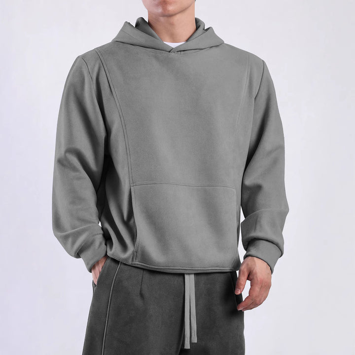 Men's hoodie with practical kangaroo pocket design and soft inner lining Lisslune