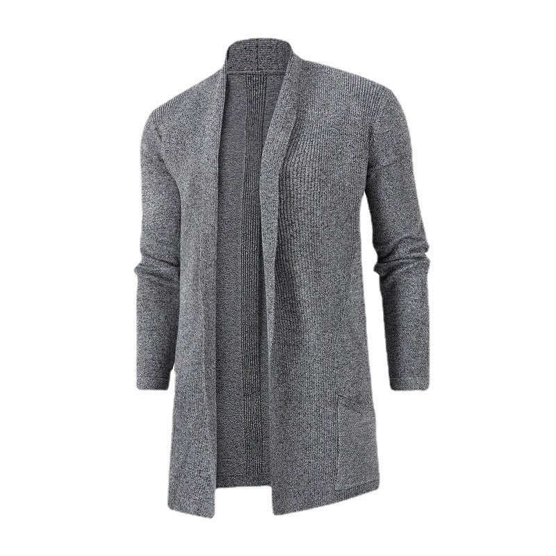 Men's cardigan with open design and minimalist pockets Lisslune