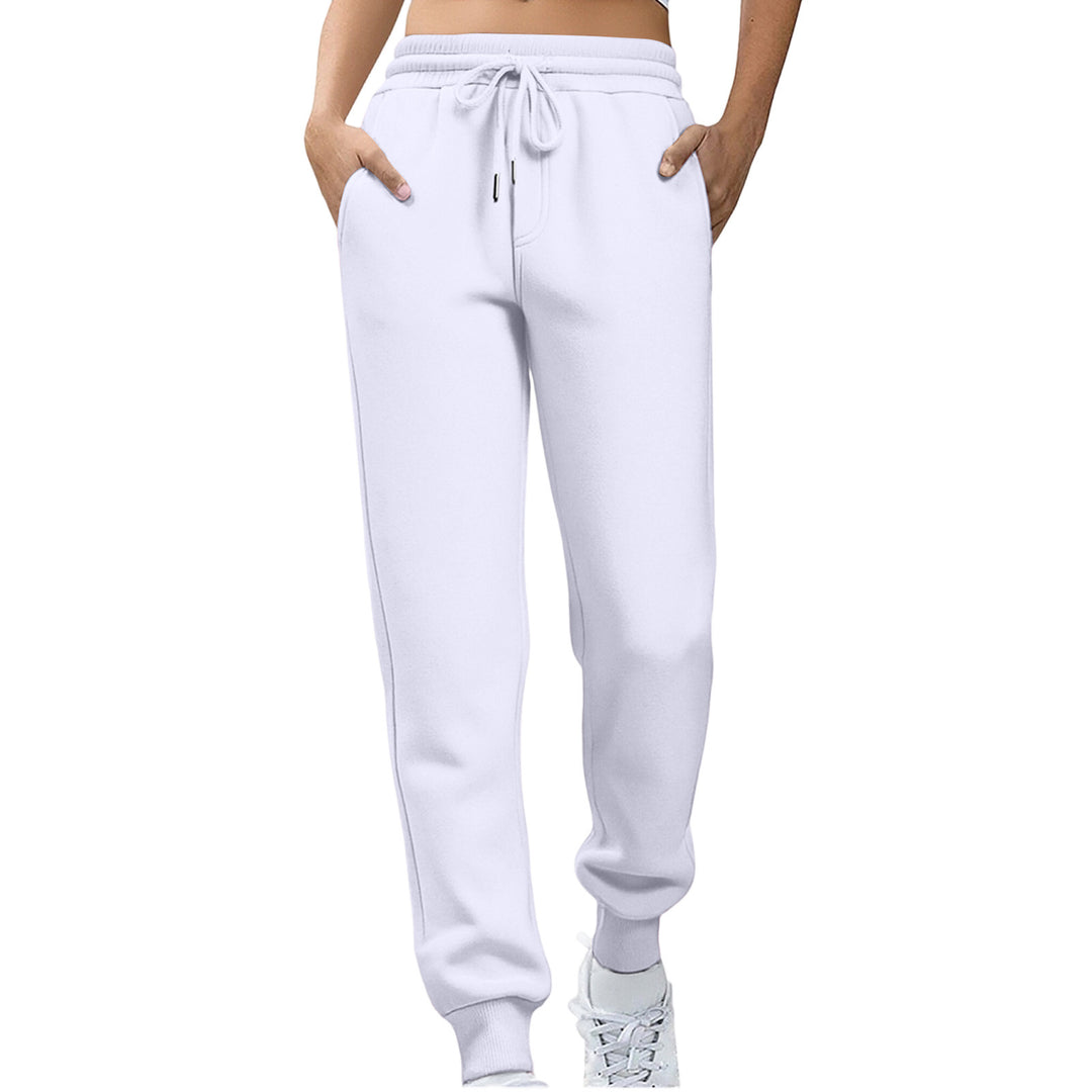 Women Relaxed Fit Sweatpants with Elastic Waistband and Side Pockets Lisslune