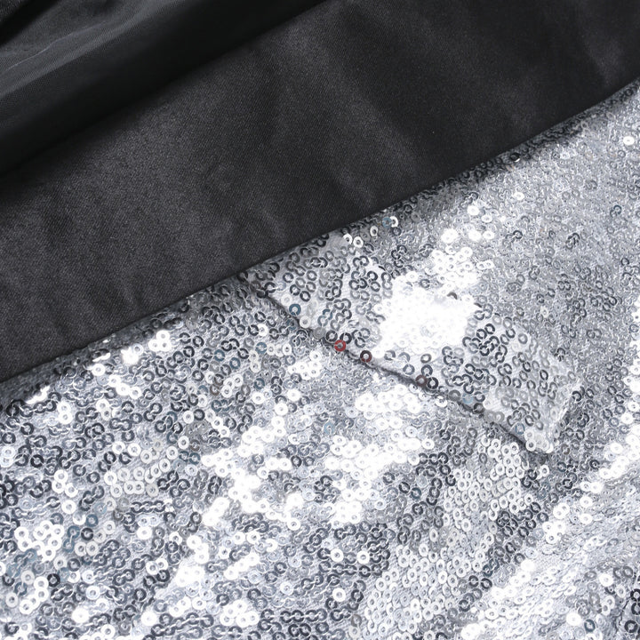 Men's elegant sequin blazer with shiny lapel Lisslune