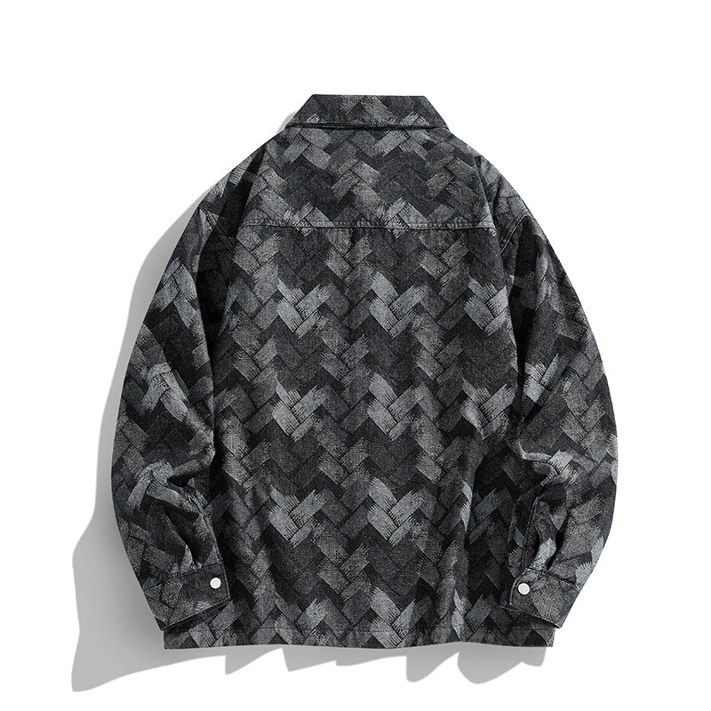 Men's Casual Denim Jacket Lisslune