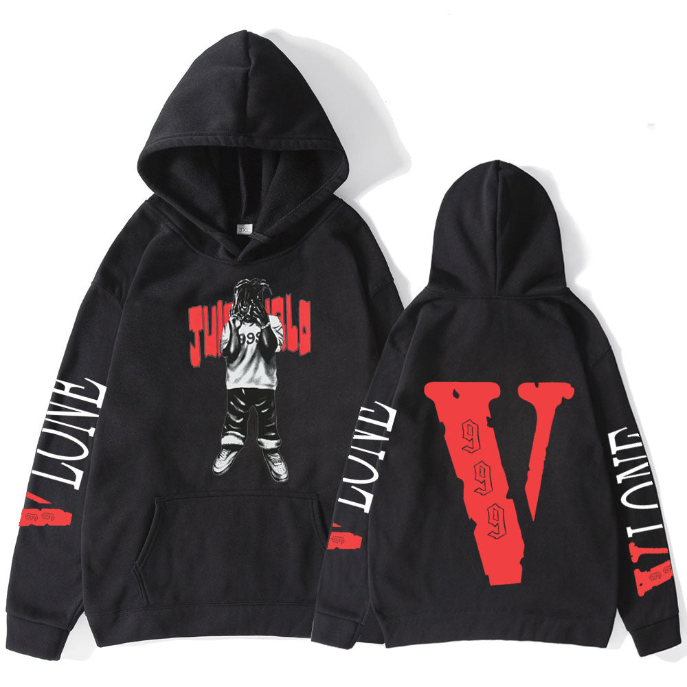 Women's hooded sweatshirt with artistic print and comfortable fit Lisslune