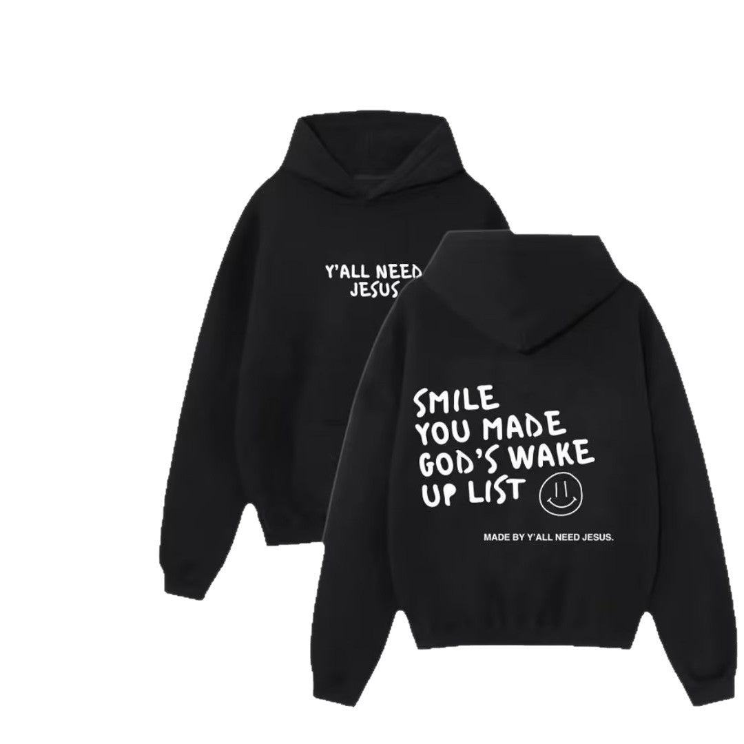 Women's hoodie sweatshirt with inspiring print and comfortable fit Lisslune