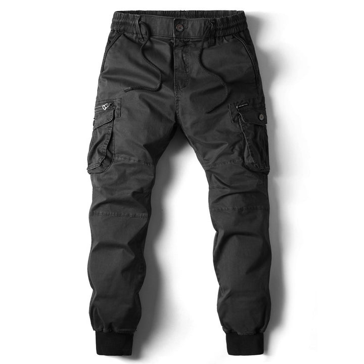 Men's Cargo Jogging Pants with Adjustable Waist and Practical Pockets Lisslune