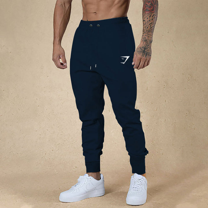 Men's sporty jogging pants with innovative drawstring and elastic waistband Lisslune