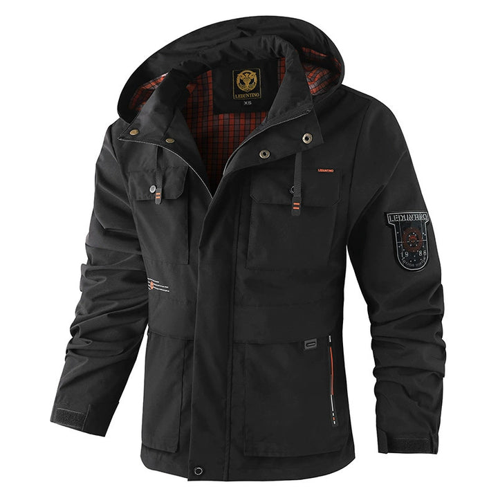 Men's multifunctional waterproof parka jacket Lisslune