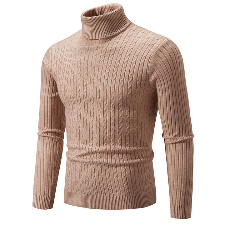 Men's turtleneck sweater made of comfortable knit quality Lisslune