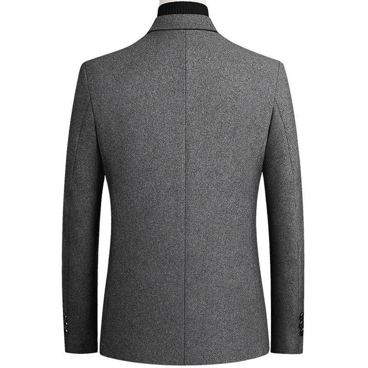 Men's elegant wool blazer in classic fit with fine texture Lisslune