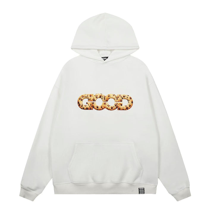 Women's hooded sweatshirt with trendy cookie design Lisslune