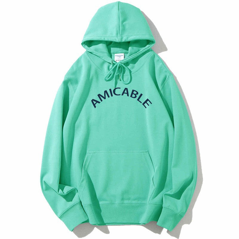 Women's hoodie with large lettering and kangaroo pocket Lisslune