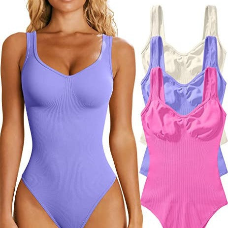 Women's bodysuit with spaghetti straps and fitted cut Lisslune