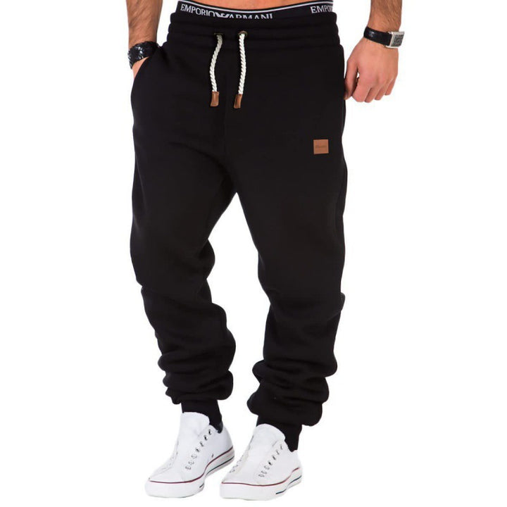 Men's comfortable sweatpants with a regular fit and elastic waistband Lisslune