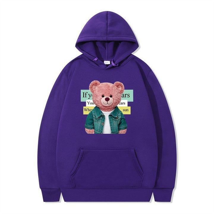 Women Hoodie with cute bear motif Lisslune