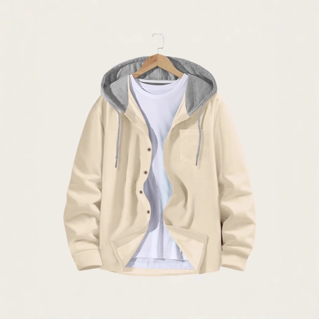 Men's casual jacket with hood and trendy design Lisslune