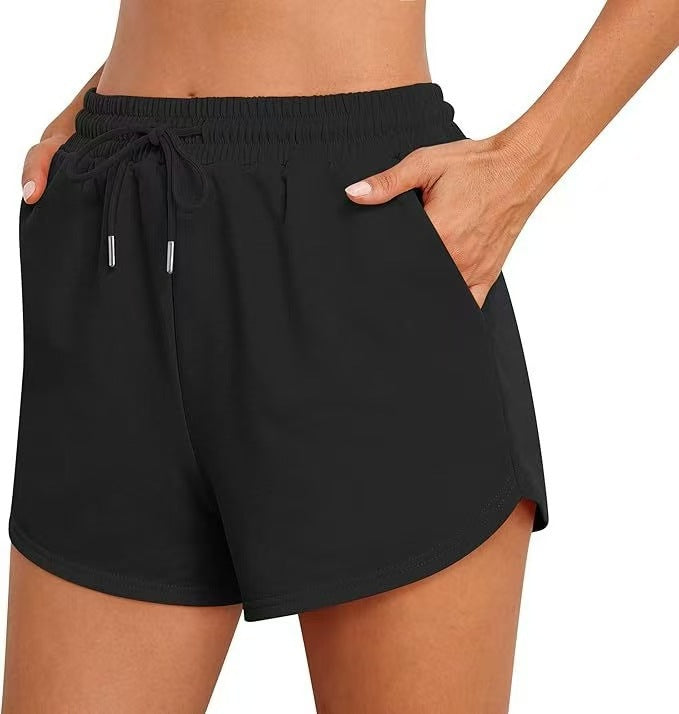 Damen Freizeithosen im lässigen Schnitt mit elastischem Bund und seitlichen Taschen Lisslune