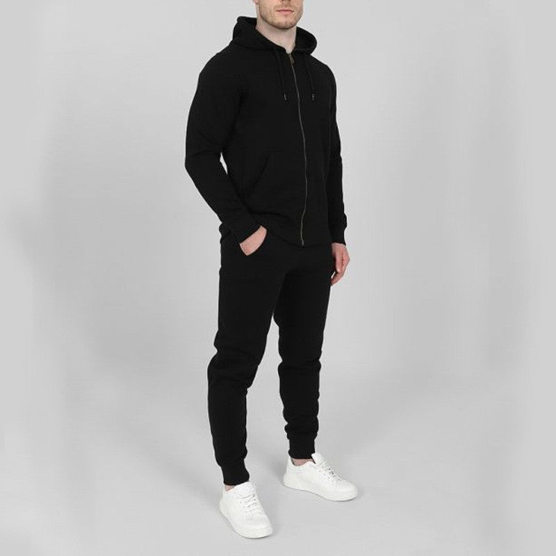 Men's leisure jacket and jogging pants set Lisslune
