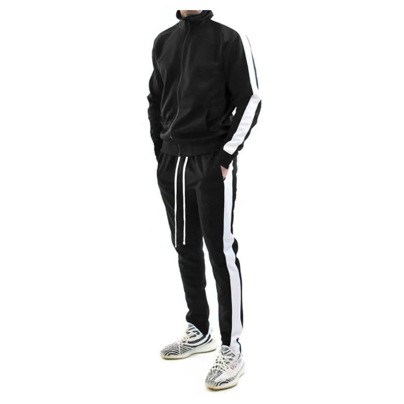 Men's sporty tracksuit with breathable properties and modern accents Lisslune