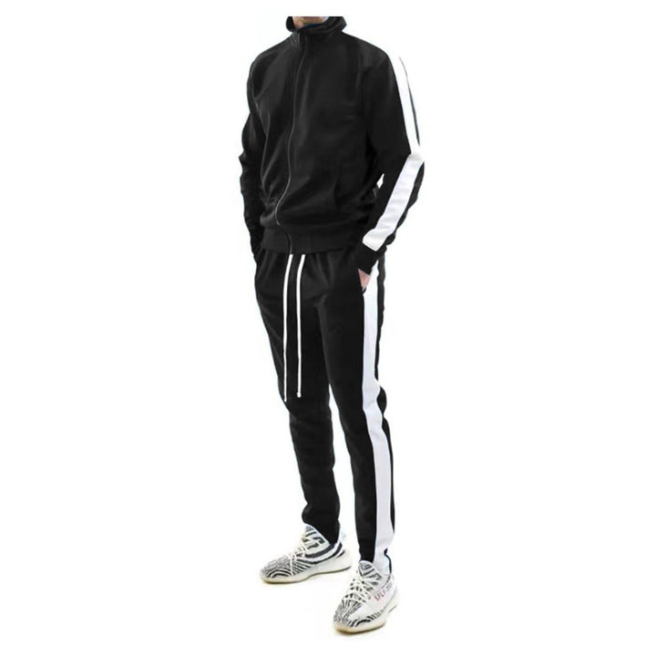 Men's sporty tracksuit with breathable properties and modern accents Lisslune