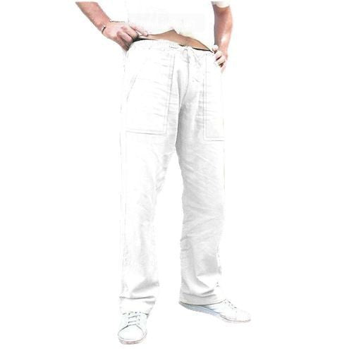 Men's casual leisure pants with practical drawstring and deep pockets Lisslune