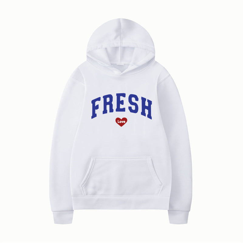 Women's hoodie with playful lettering and soft inner fleece Lisslune