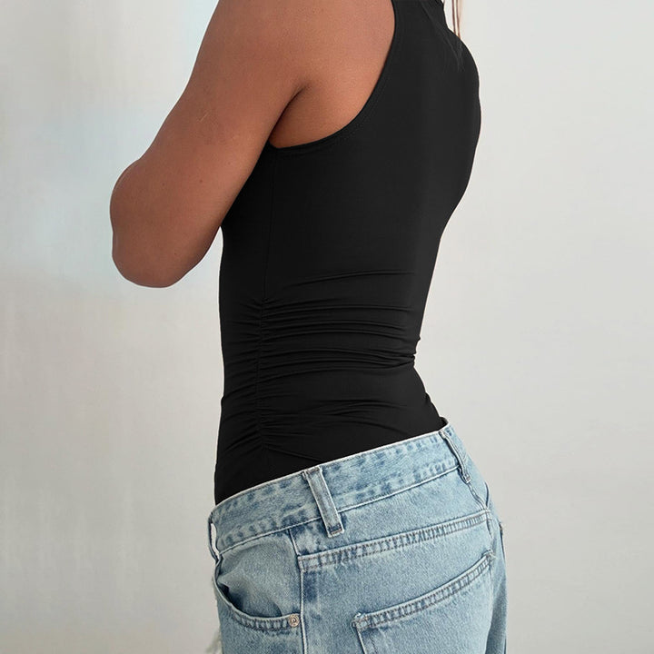 Women's bodysuit with elegant ruffle detail Lune London