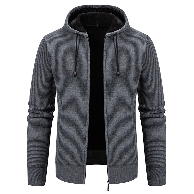 Men's hoodie with modern structural design and insulating lining Lisslune