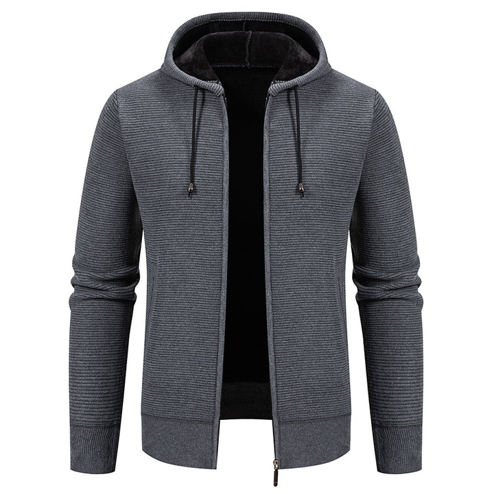 Men's hoodie with modern structural design and insulating lining Lisslune