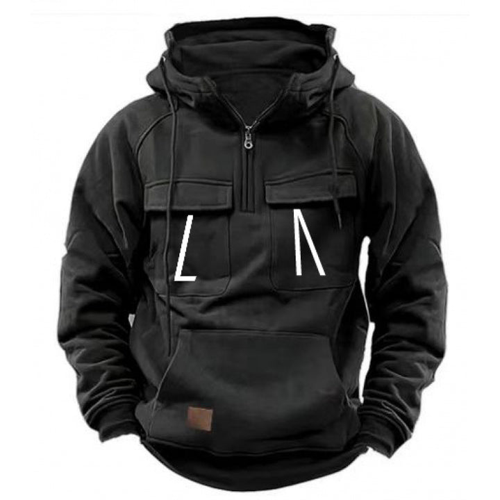 Men's leisure hoodie with pockets and modern fit Lisslune