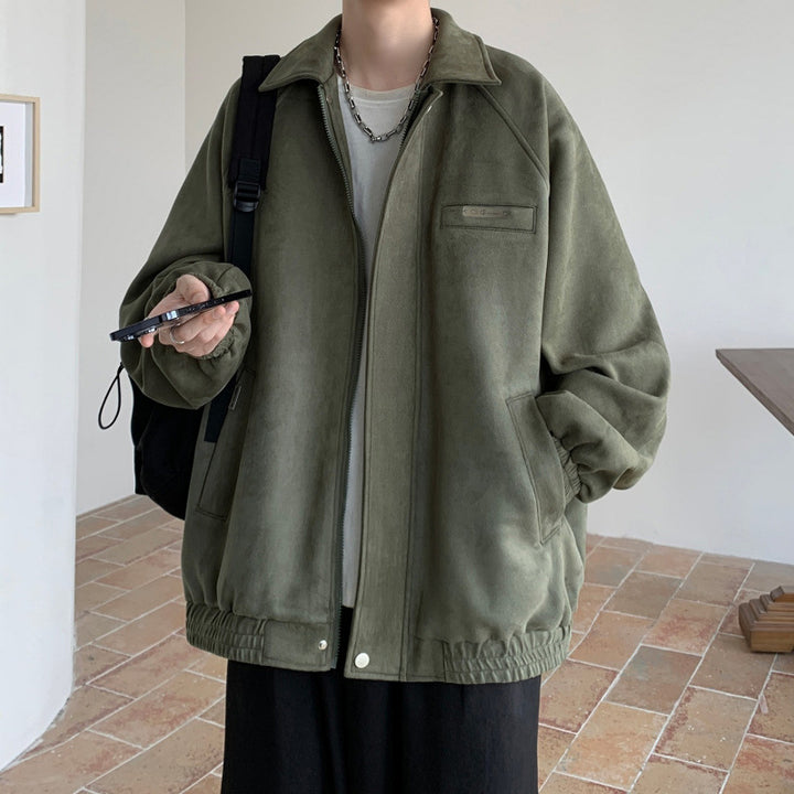 Men's Oversized Quilted Jacket with Practical Pockets Lisslune