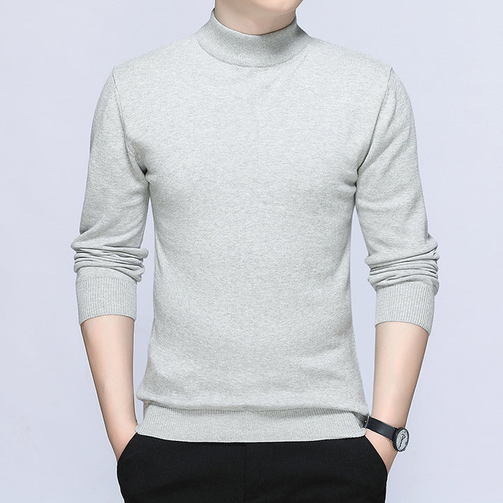 Men's stylish turtleneck sweater made of soft cotton blend Lisslune