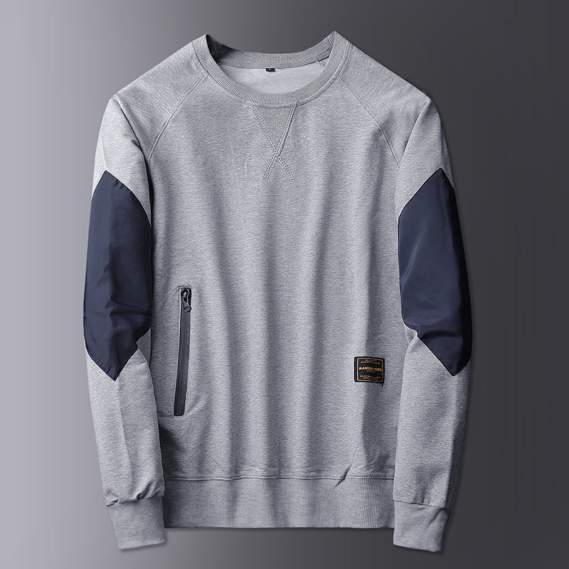 Men's sporty sweatshirt with contrasting sleeves Lisslune