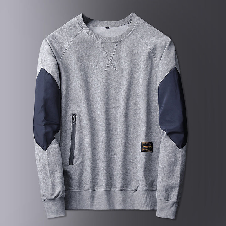 Men's sporty sweatshirt with contrasting sleeves Lisslune