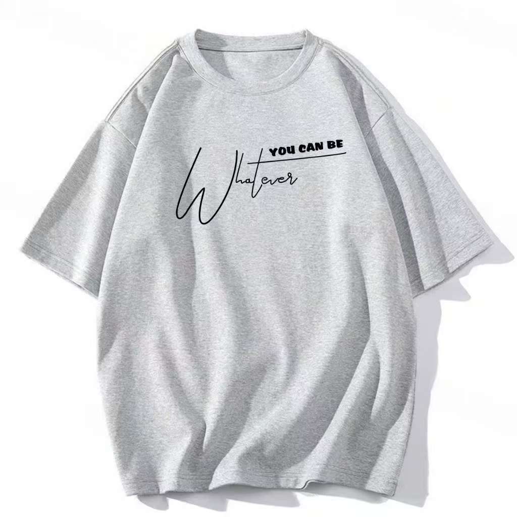 Women's casual statement T-shirt with creative lettering Lisslune