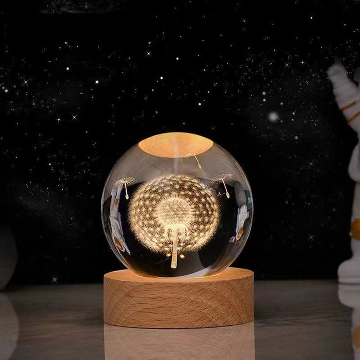 Lisslune | Glowing Moon Crystal Ball