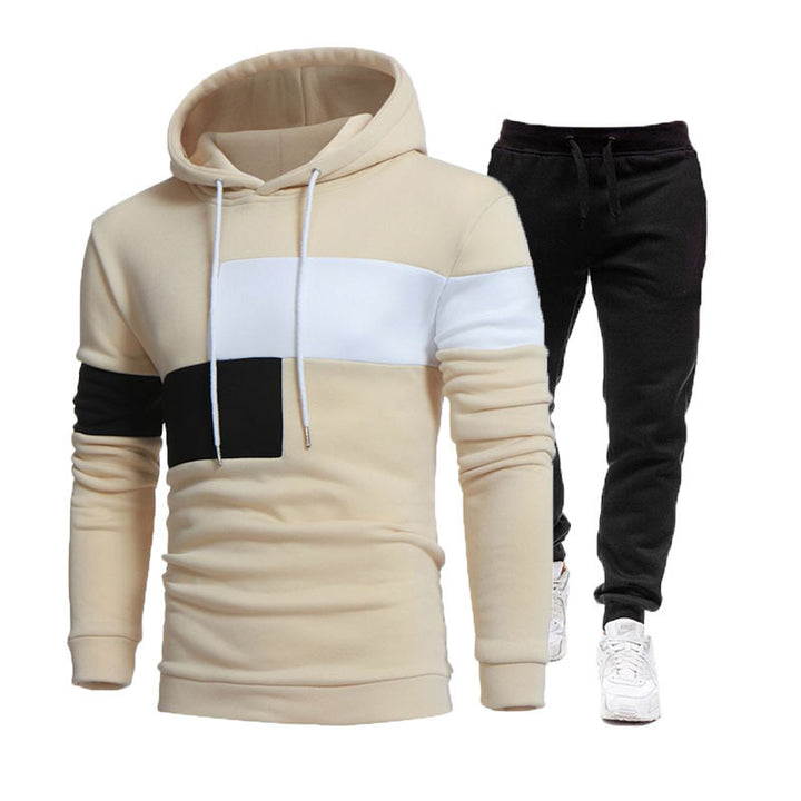 Men's Sporty Hoodie and Jogging Pants Set Lisslune