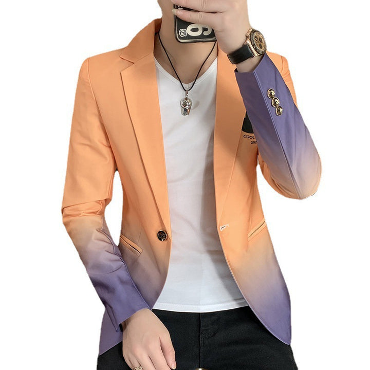 Men's Modern Gradient Blazer Lisslune