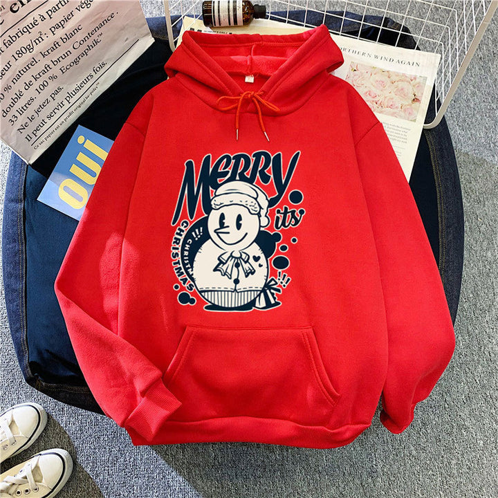 Women's hoodie with cheerful Christmas motif Lisslune