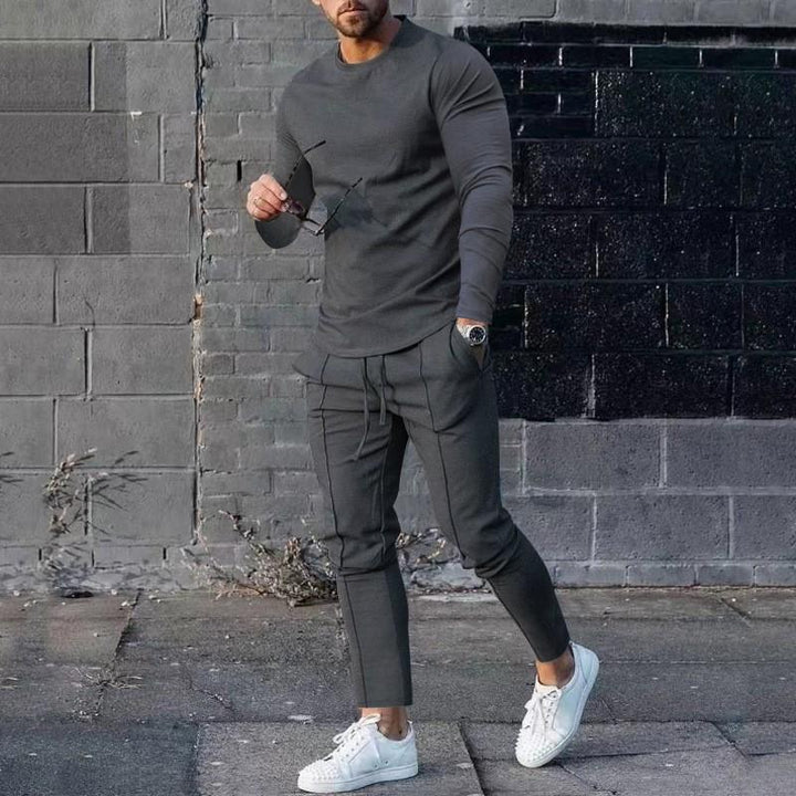 Men's casual sweatshirt and jogger set Lisslune