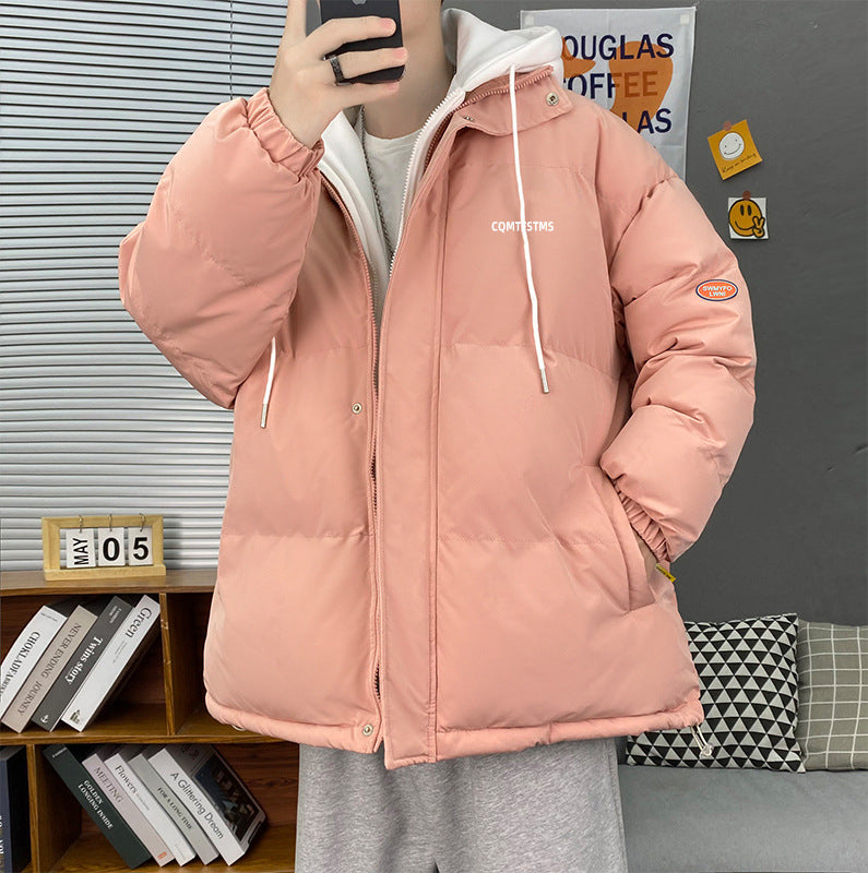 Men's quilted winter jacket with removable hood and soft lining Lisslune