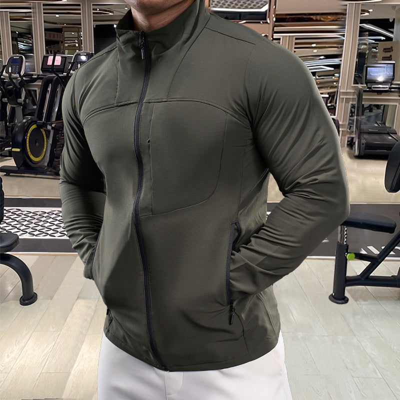 Men's functional jacket with elastic inserts and improved breathability Lisslune