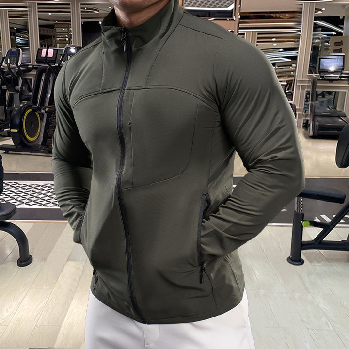 Men's functional jacket with elastic inserts and improved breathability Lisslune