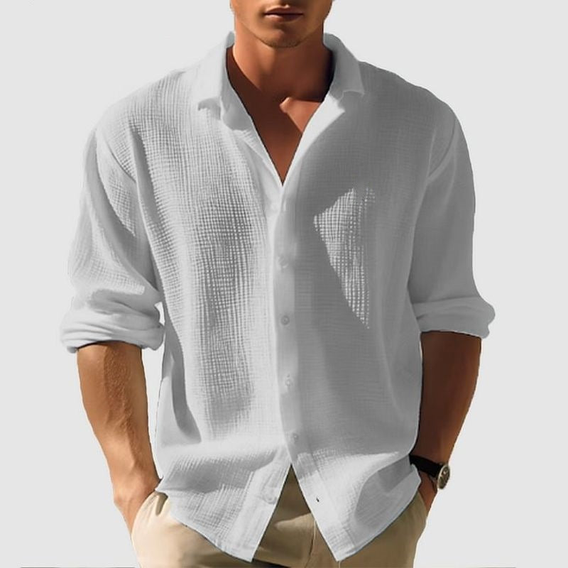 Men's airy cotton shirt Lisslune