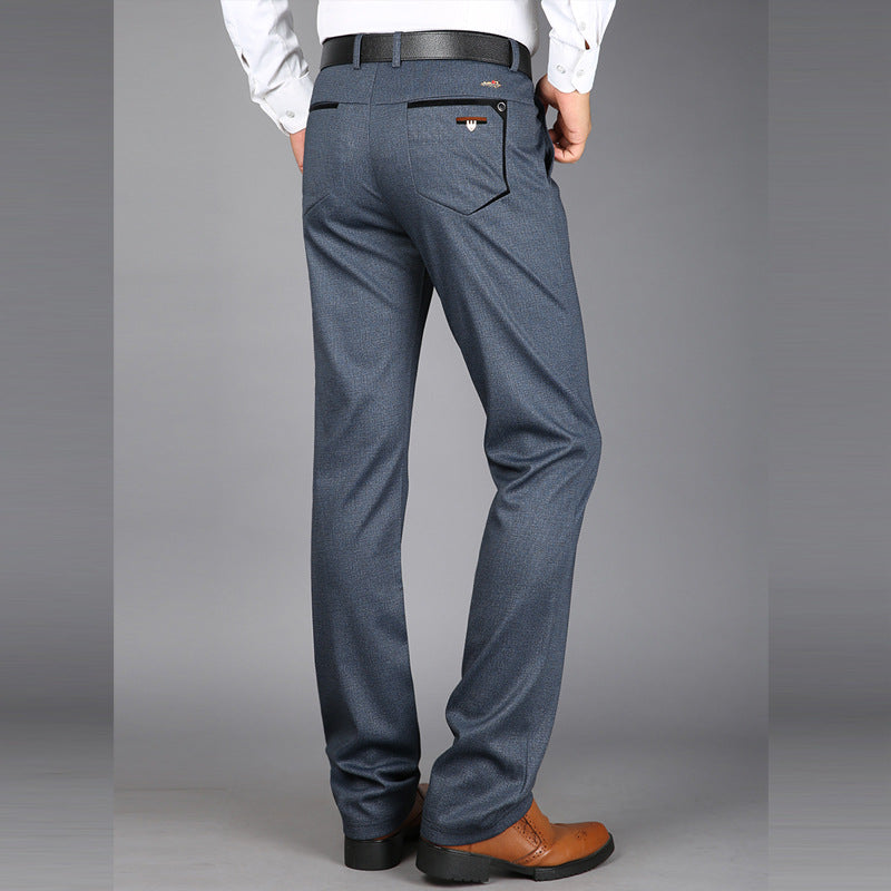 Men's Slim Fit Pants with Innovative Pocket Design Lisslune